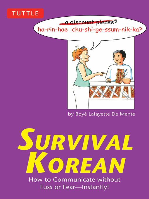 Title details for Survival Korean by Boye Lafayette De Mente - Wait list